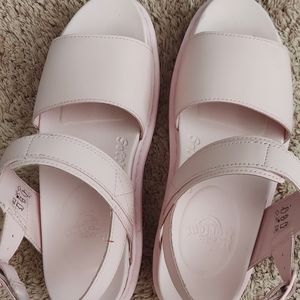 Pink Dr Marten Sandals